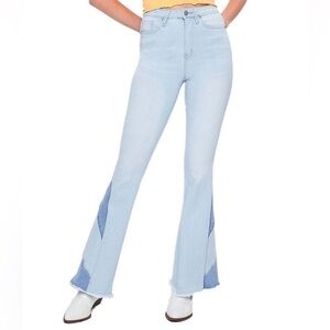 🛍️YMI JEANS Women’s Stylish Light Blue Flare Jeans